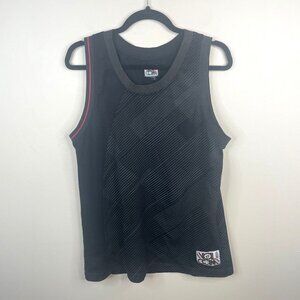 Volcom Vintage Sleeveless Jersey Shirt Men Medium Logo Abstract Surf Skate Sport